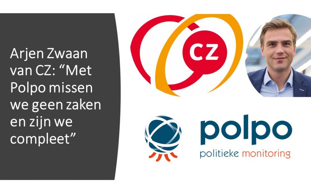 Arjen Zwaan van CZ: “Met Polpo missen we geen zaken en zijn we compleet”