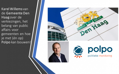 Karel Willems van de Gemeente Den Haag over de verkiezingen, het belang van Public Affairs voor gemeenten en hoe je met (én op) Polpo kan bouwen!
