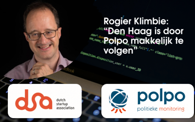 Rogier Klimbie, Manager Public Affairs bij de DSA: “Den Haag is door Polpo makkelijk te volgen”
