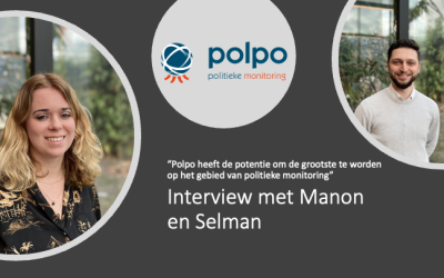 Interview met Manon en Selman: “Polpo heeft de potentie om de grootste te worden op het gebied van politieke monitoring”